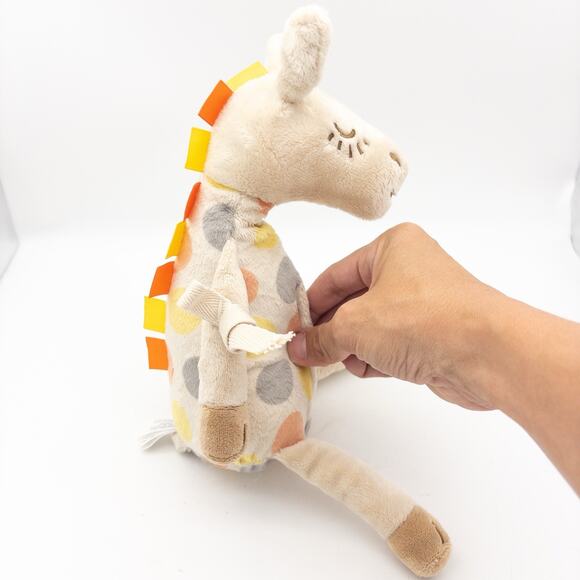 Hallmark Giraffe first friends Polka Dots & Taggie Ribbon mane Baby Plush 12" - Picture 2 of 8